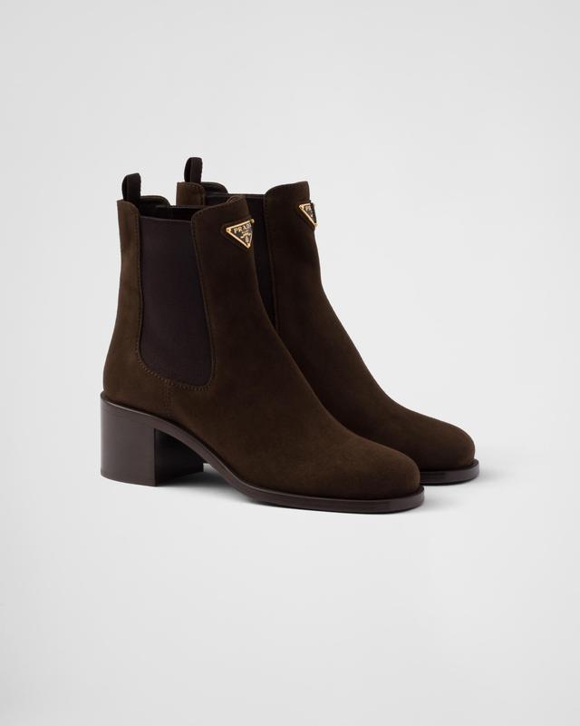 Suede booties Product Image