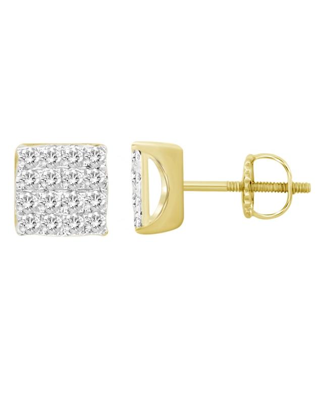 Mens Diamond (1/2 ct. t.w.) Earring Set in 10k Yellow Gold Product Image