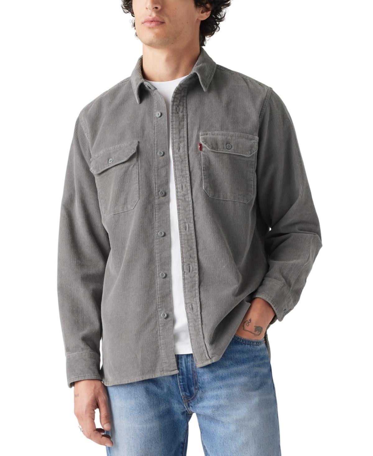 Levis Mens Worker Relaxed-Fit Button-Down Shirt Product Image