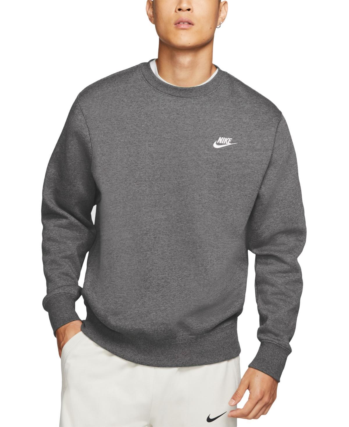 Nike Mens Club Fleece Crew Sweatshirt - Sail Product Image