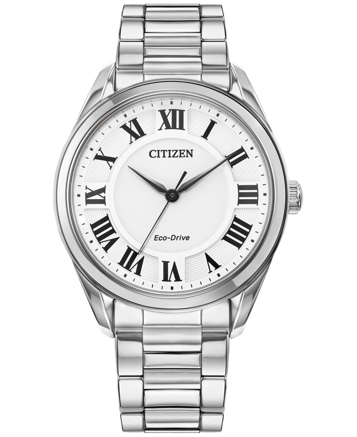 Citizen Eco-Drive Womens Arezzo Stainless Steel Bracelet Watch 35mm Product Image