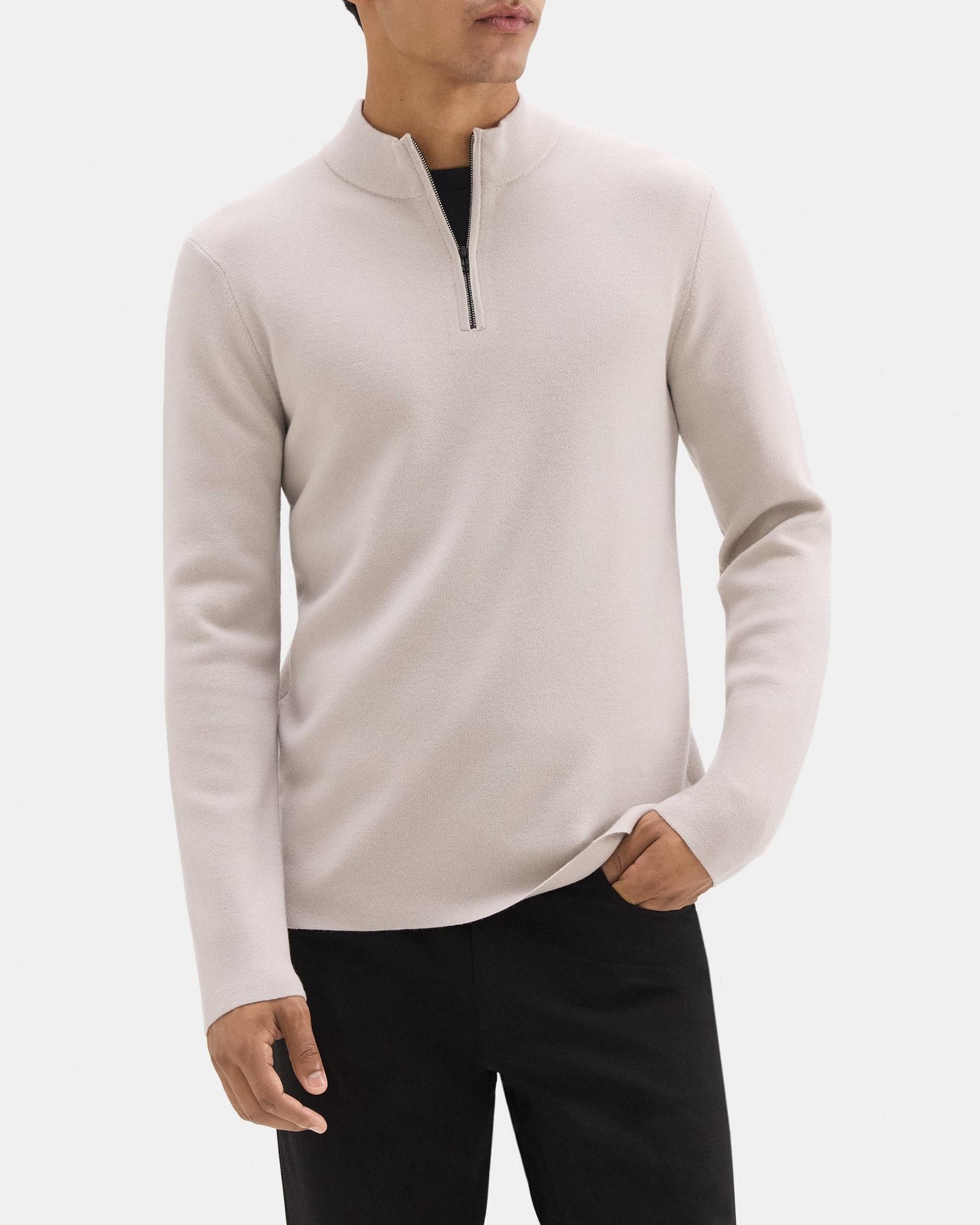 Quarter-Zip Sweater in Merino Wool Product Image