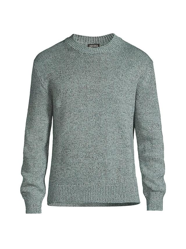 Mens Cashmere Melange Knit Sweater Product Image