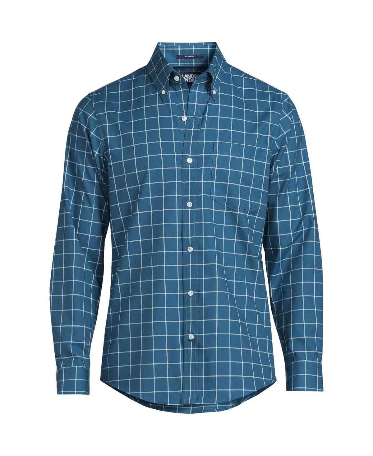 Lands End Mens Traditional Fit No Iron Twill Shirt Product Image