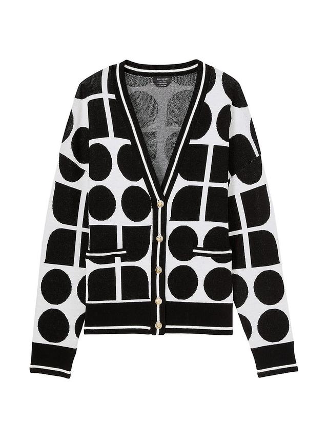 Womens Noel Colorblocked Wool Cardigan Product Image