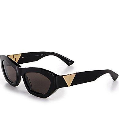 Bottega Veneta 54mm Rectangular Sunglasses Product Image