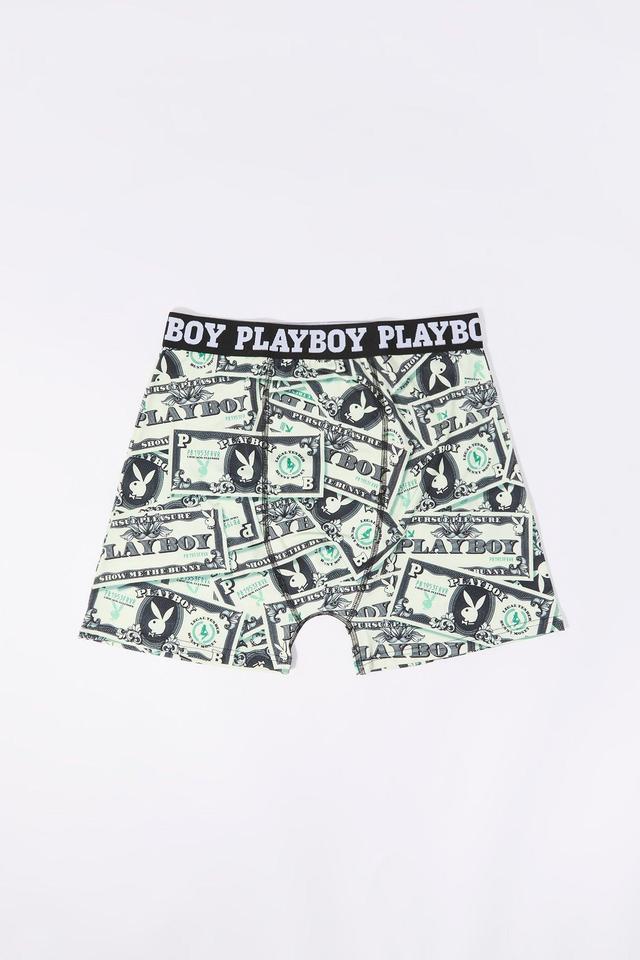 Money Playboy Print Boxer Brief Male Product Image