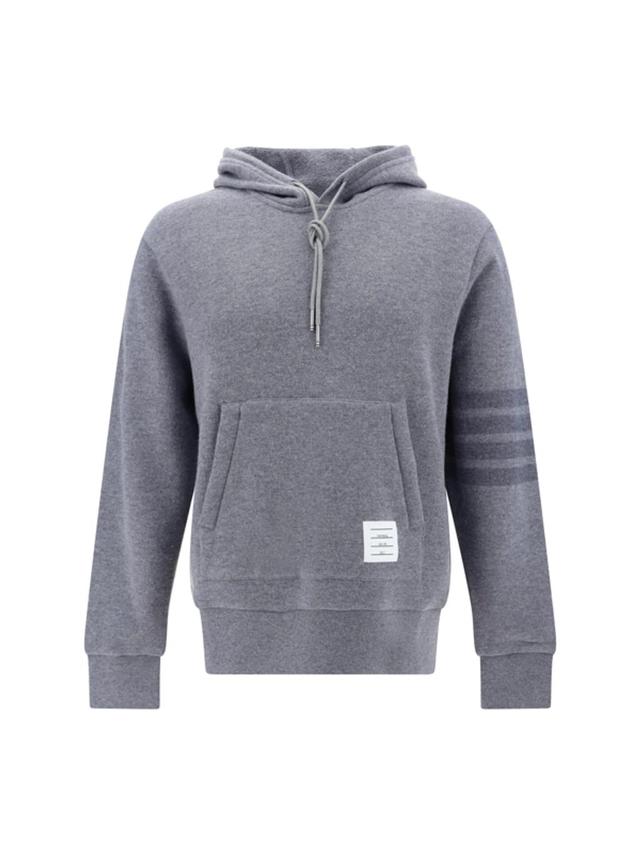 Man Grey Wool Sweatshirt Product Image