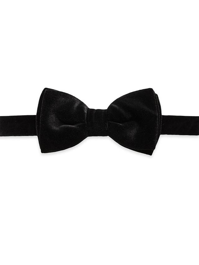 Mens Velvet Pre-Tied Bow Tie Product Image