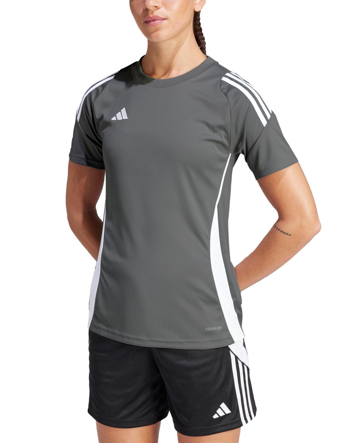 adidas Womens Tiro 24 Jersey Top - Team Power Red Product Image