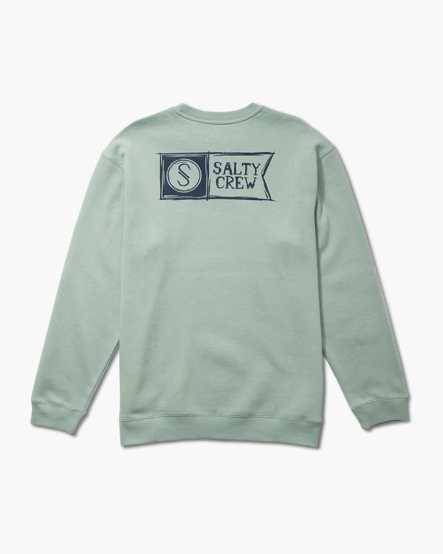 Sketchy Alpha Crew Fleece - Mackerel Male Product Image