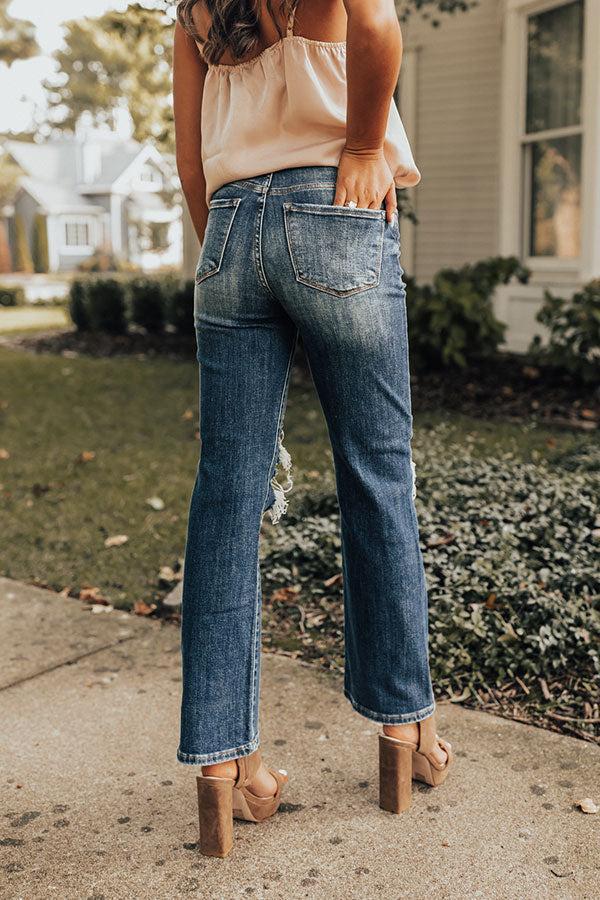 Risen The Whirl High Waist Distressed Jean Product Image