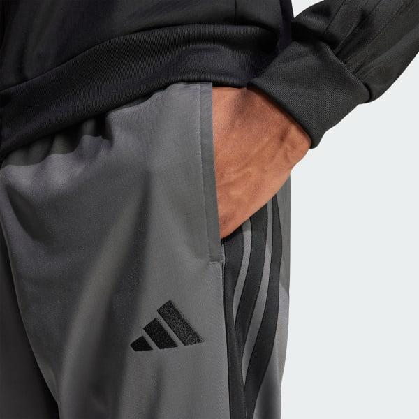 adidas 3-Stripes Tricot Regular Tapered Track Pants Black 2XL Mens Product Image