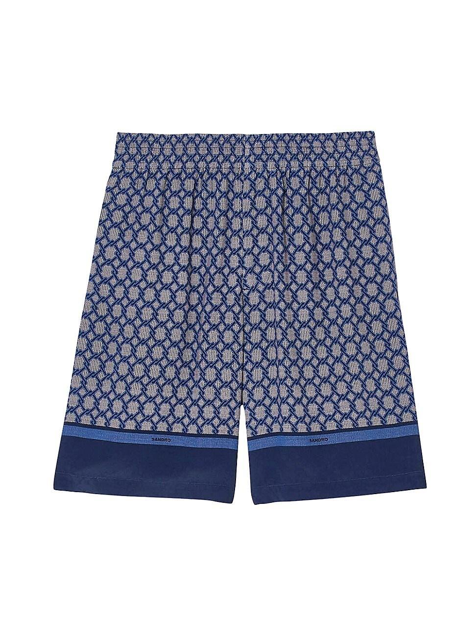 Mens Patterned Bermuda Shorts Product Image