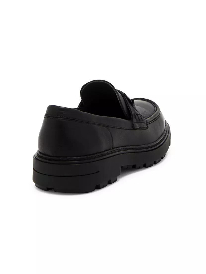 Mens M. Shoe Leather Loafers Product Image