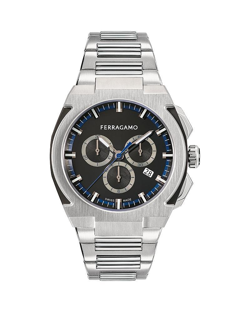 FERRAGAMO Supreme Chronograph Bracelet Watch, 43mm Product Image