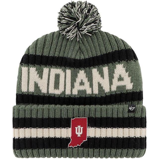 Mens 47 Indiana Hoosiers OHT Military Appreciation Bering Cuffed Knit Hat with Pom Product Image