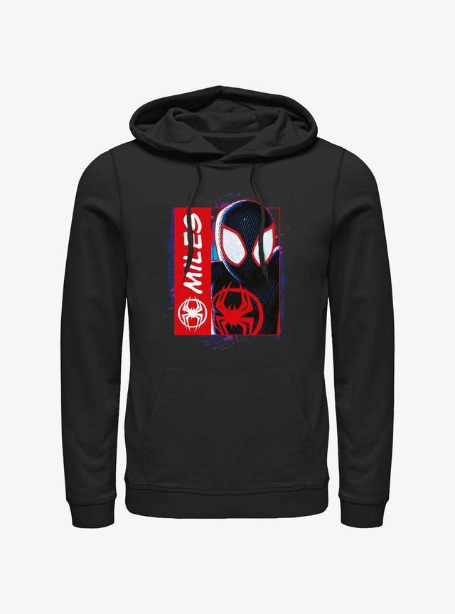 Marvel Spider-Man Miles Morales Simple Comic Hoodie Product Image