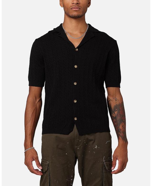 Xxiii Mens Terry Knit Button Up Shirt Product Image