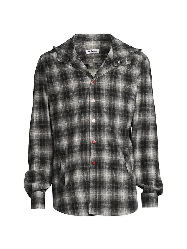 Mens Mariano Plaid Cotton Shirt Product Image