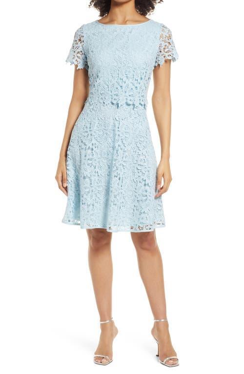 Womens Floral Lace Dress Product Image