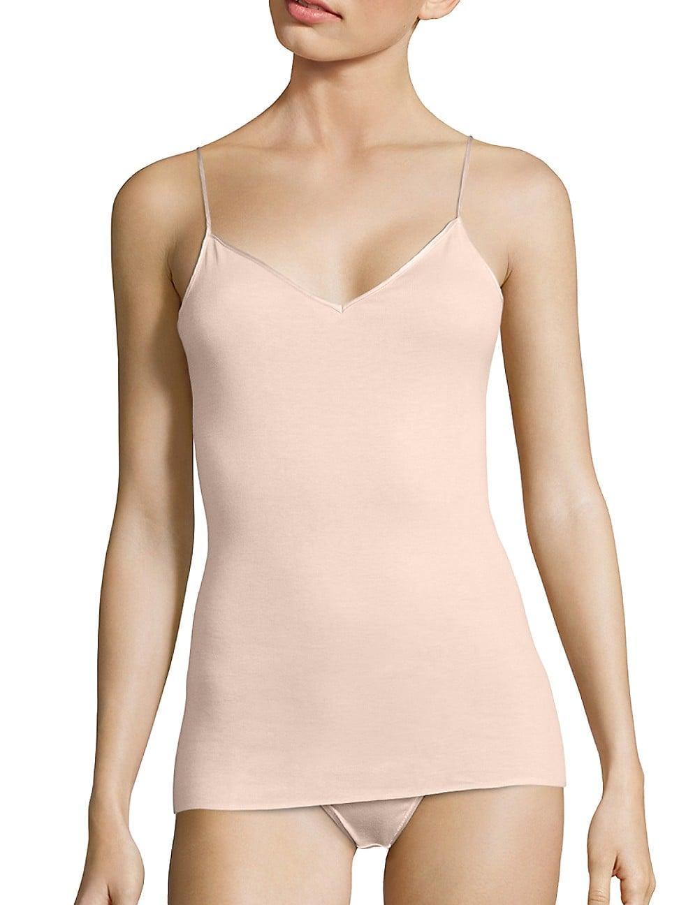 Hanro Seamless V-Neck Cotton Camisole Product Image