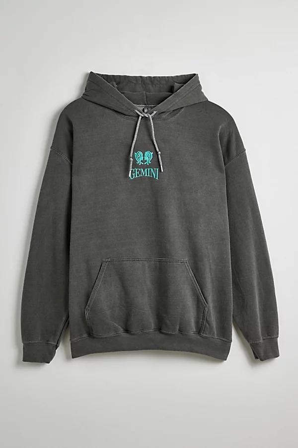 Zodiac Embroidered Hoodie Sweatshirt Mens at Urban Outfitters Product Image