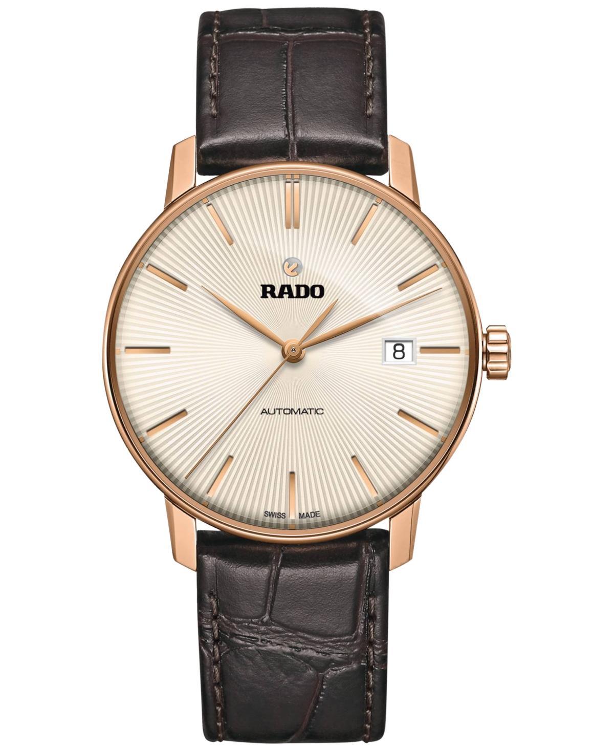 RADO Coupole Classic Automatic Leather Strap Watch, 41mm Product Image