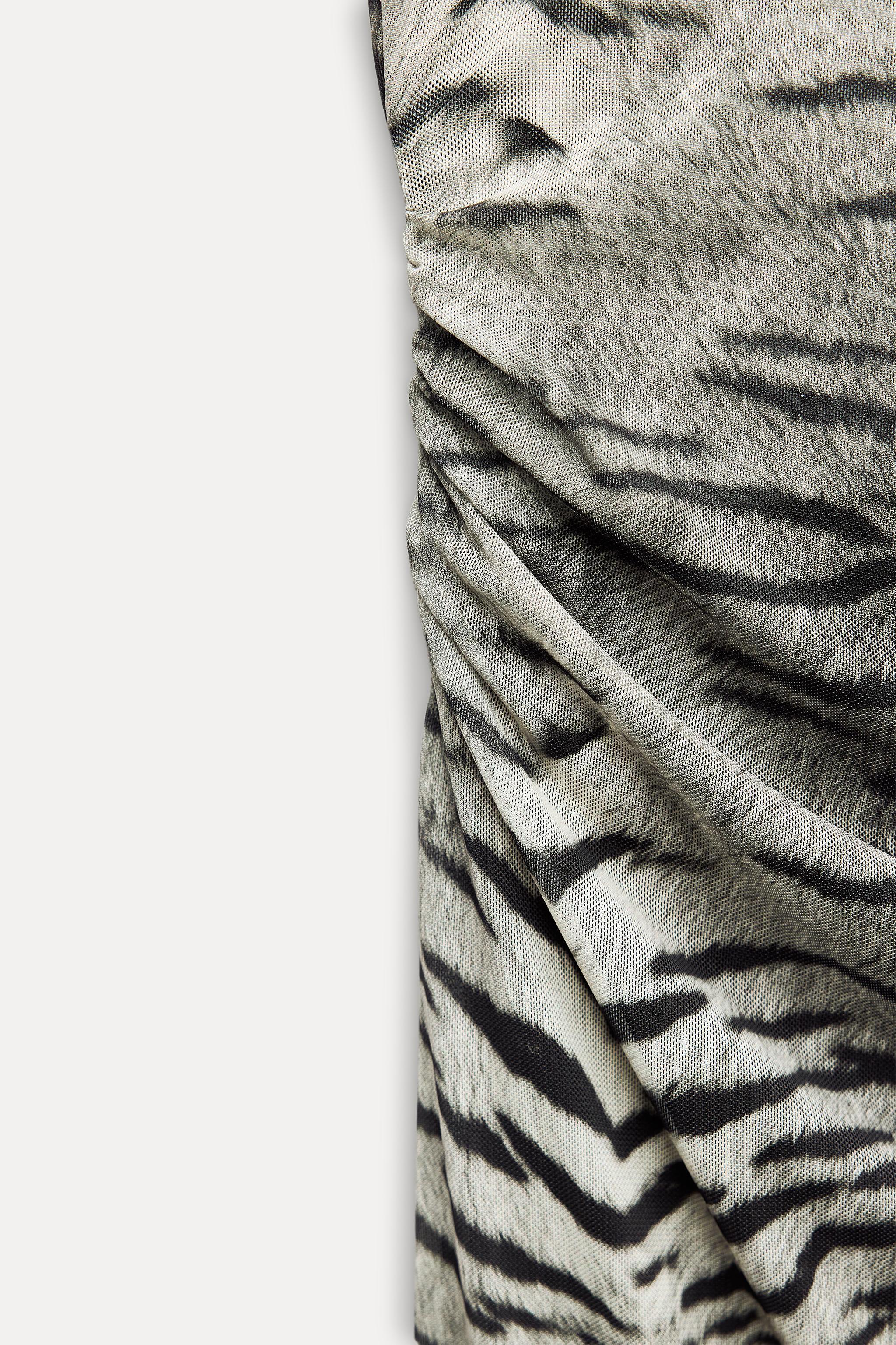 ANIMAL PRINT TULLE DRESS Product Image