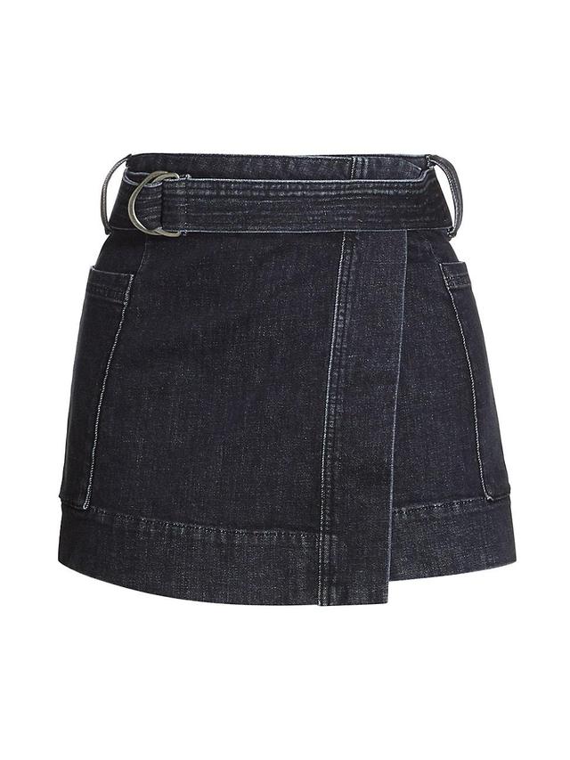 Womens Deanna Denim Miniskirt Product Image