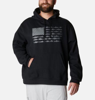 Columbia PFG Big  Tall Fish Flag Hoodie II Hoodie Product Image