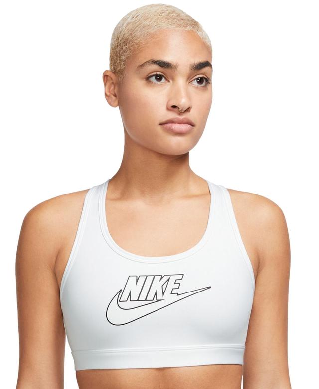 Nike Womens Swoosh Logo Medium-Support Padded Sport Bra Product Image