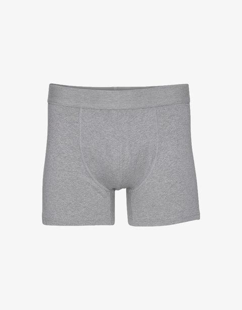 Classic Organic Boxer Briefs - Heather Grey Product Image