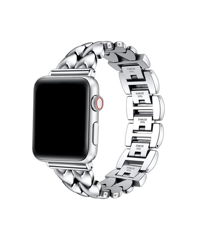 Posh Tech Womens Crush Stainless Steel Band with Hearts for Apple Watch 42mm, 44mm, 45mm, 49mm Product Image