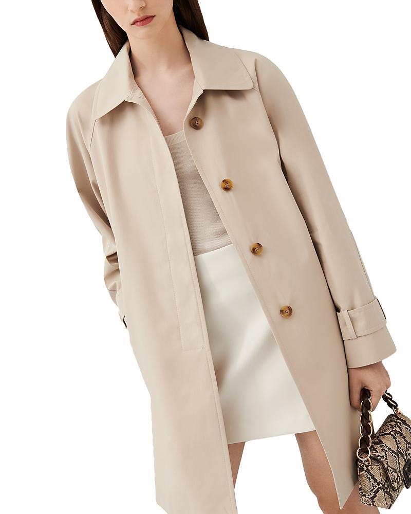 Womens Fattore Cotton Gabardine Trench Coat Product Image