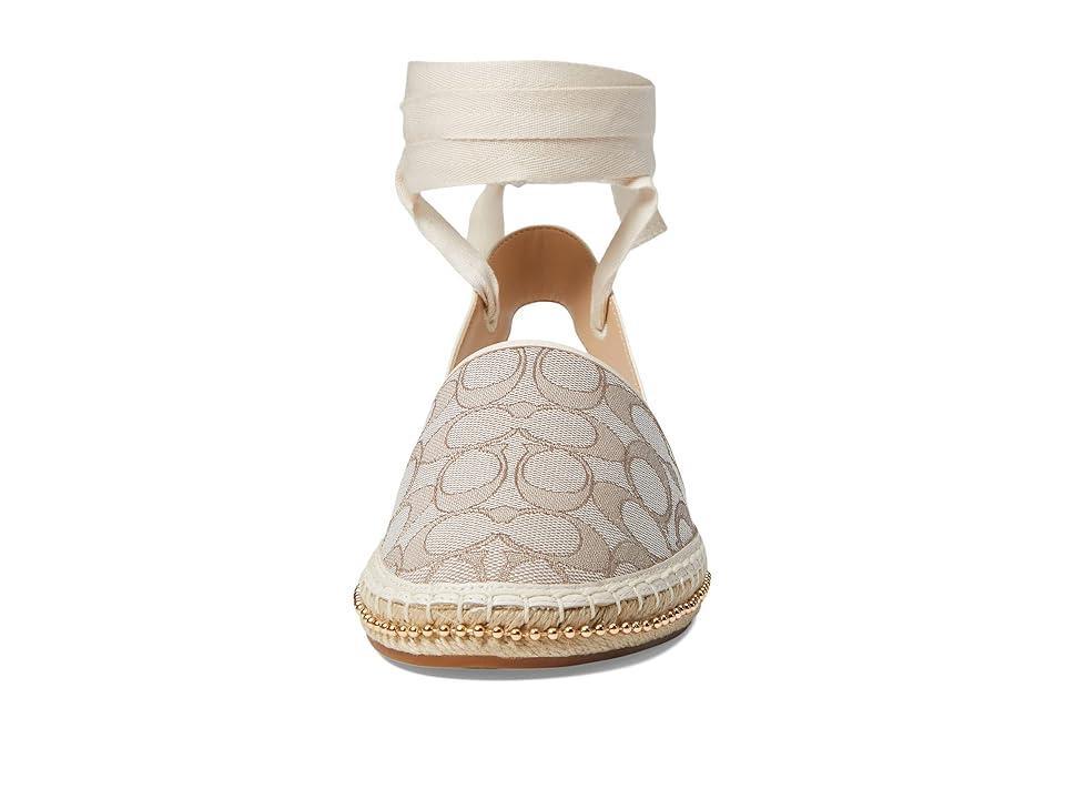 COACH Corrine Jacquard Espadrille (Chalk/Stone) Women's Shoes Product Image