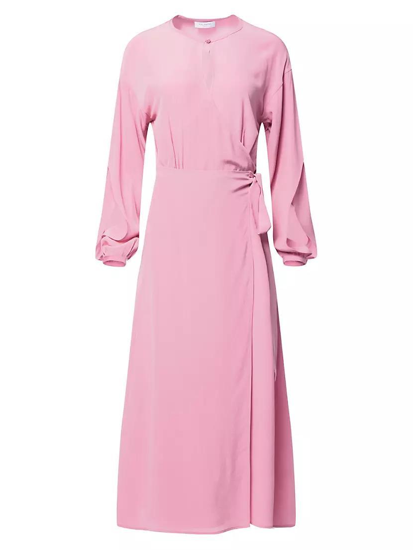 Korinne Silk Keyhole Midi-Dress product image