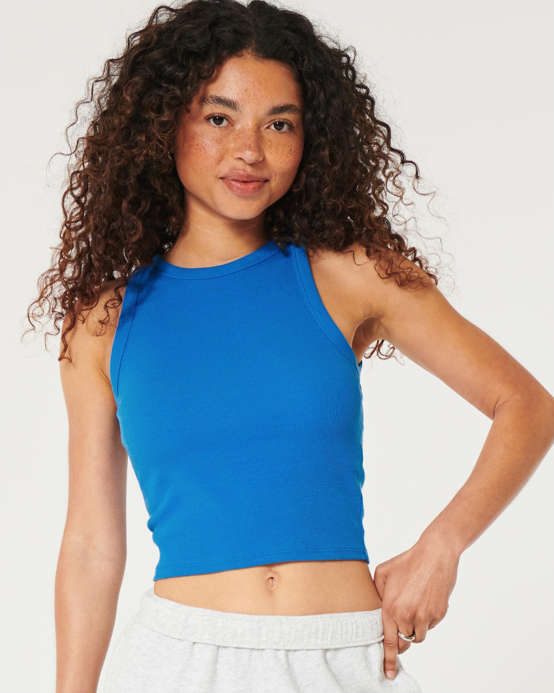 Ribbed High-Neck Tank Product Image