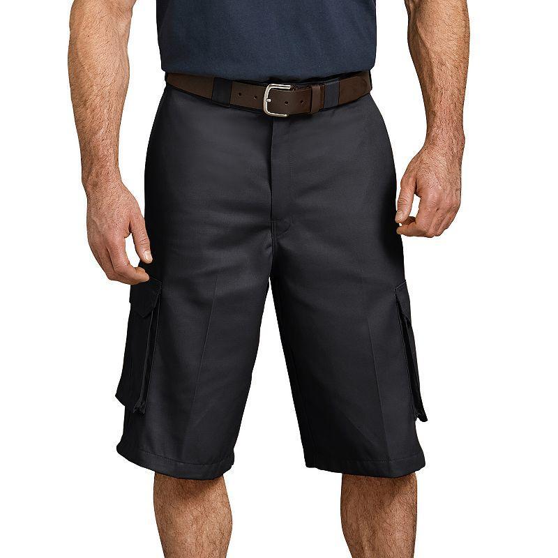 Mens Dickies Loose-Fit Cargo Shorts Black Product Image