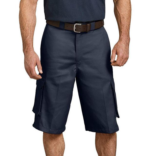 Mens Dickies Loose-Fit Cargo Shorts Dark Blue Product Image