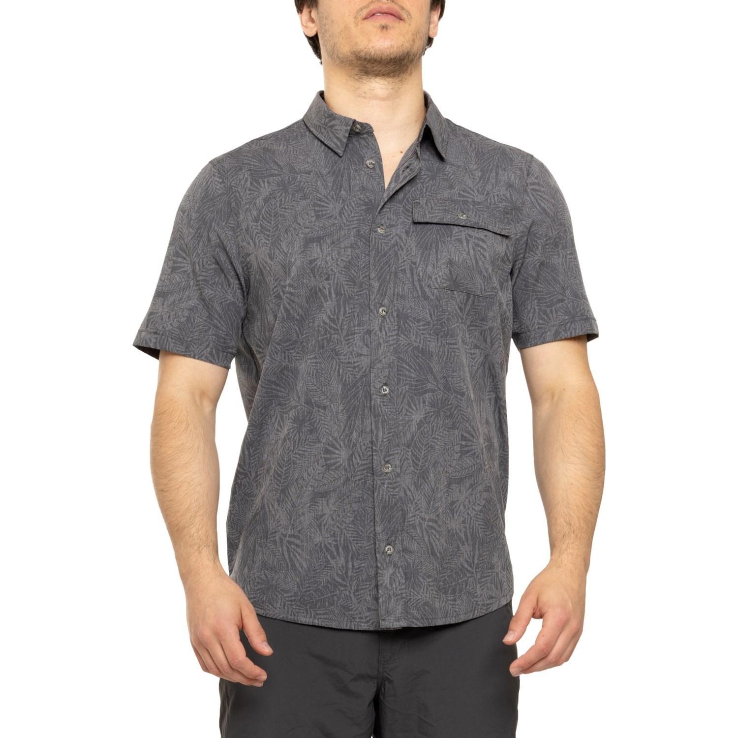 Avalanche Woven Palm Print Shirt - Short Sleeve Product Image