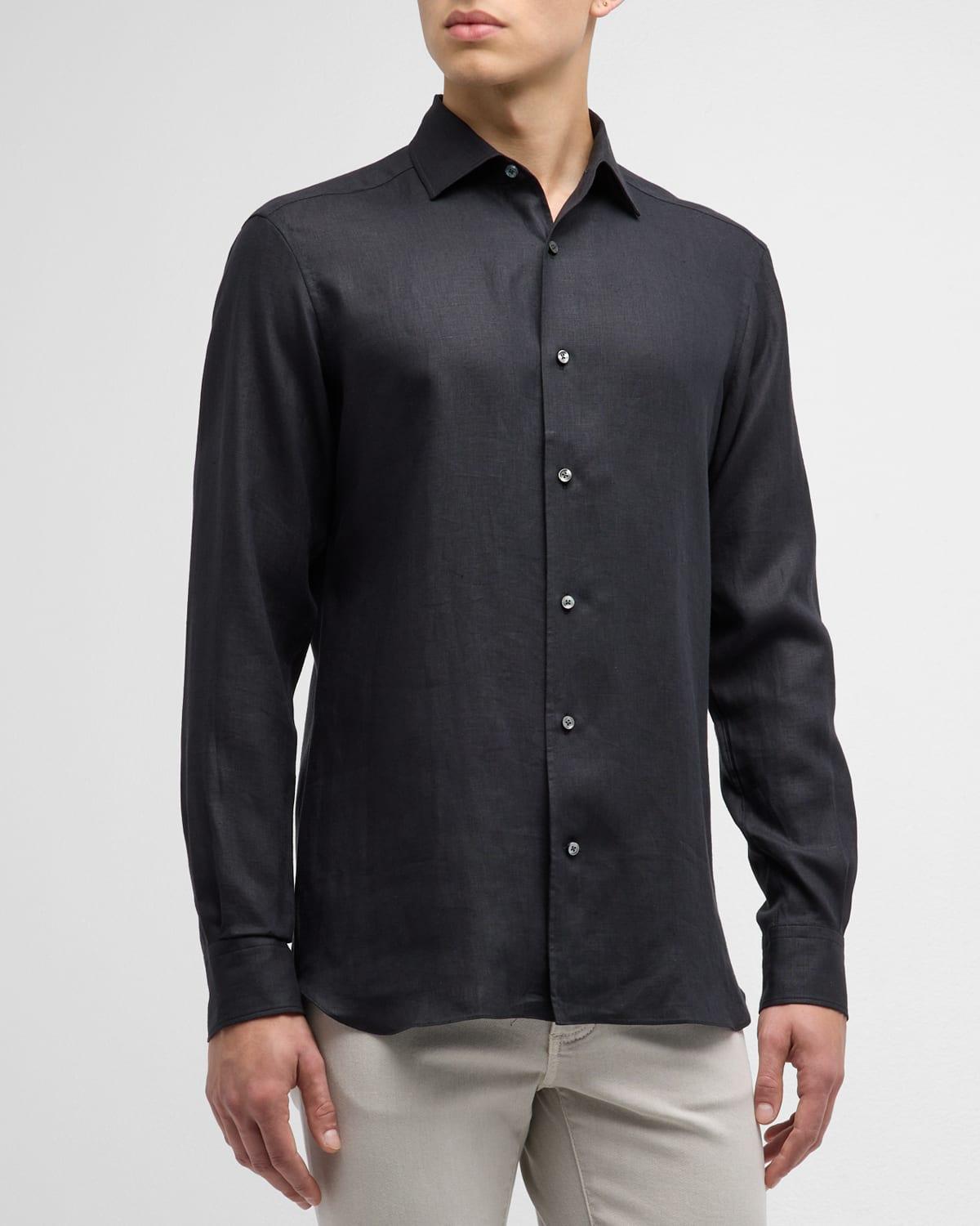 Mens Oasi Lino Linen Sport Shirt Product Image