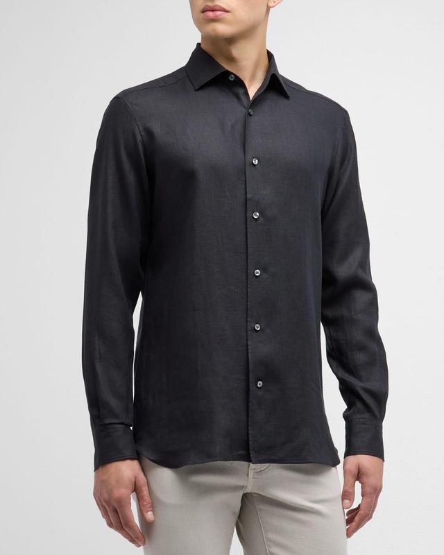 Men's Oasi Lino Linen Sport Shirt Product Image