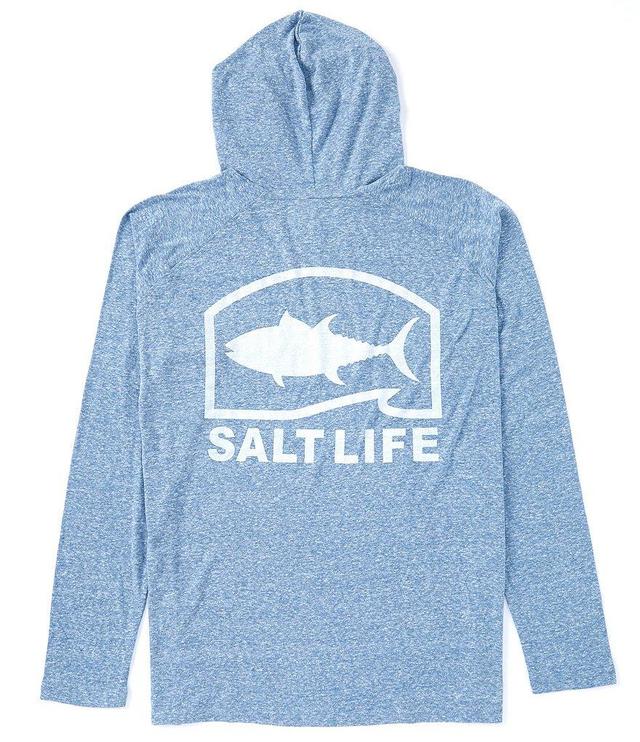 Salt Life Tuna Wave Long Sleeve Tri-Blend Graphic Hoodie Product Image