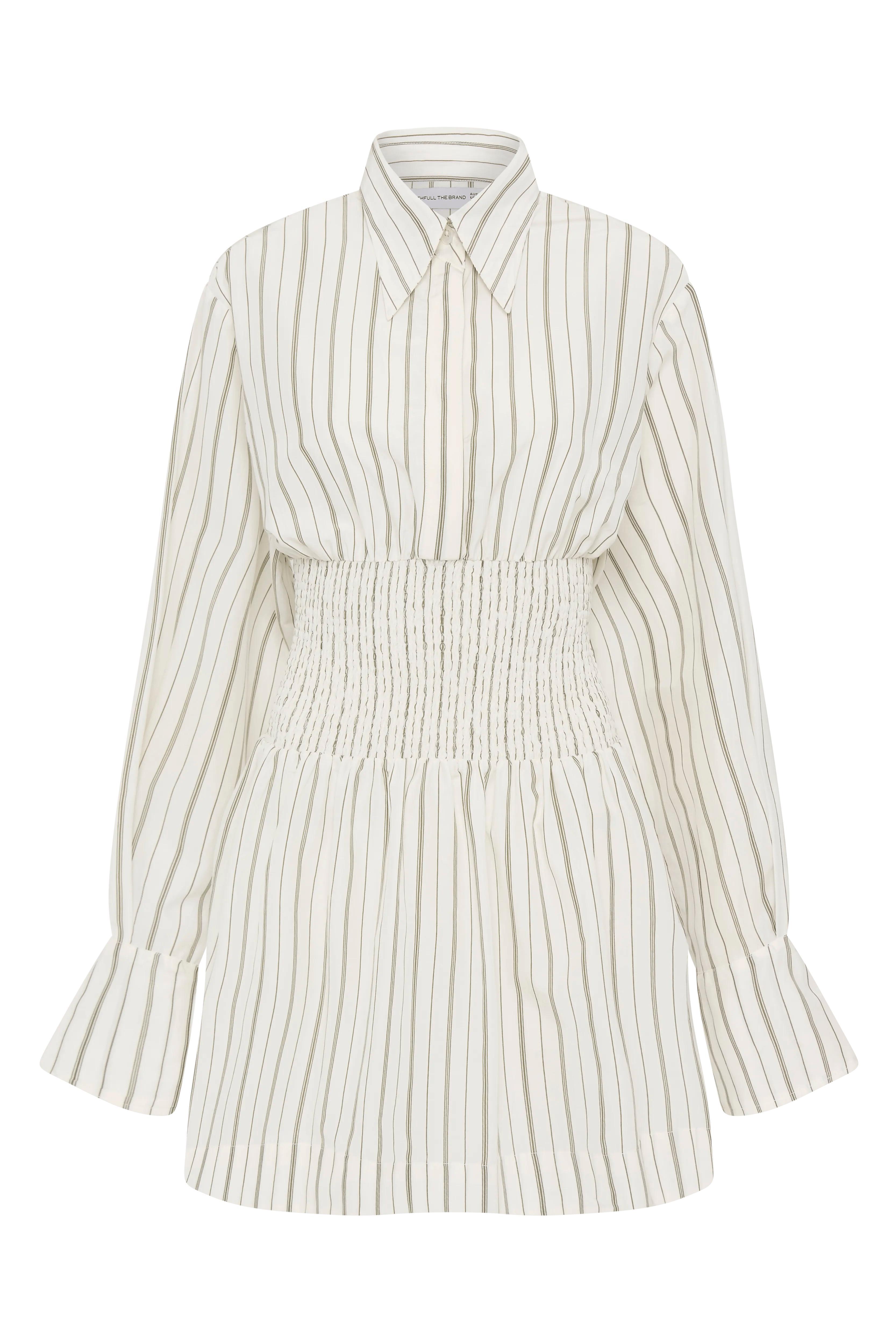 Vitinia Mini Dress Trieste Stripe - Final Sale Product Image