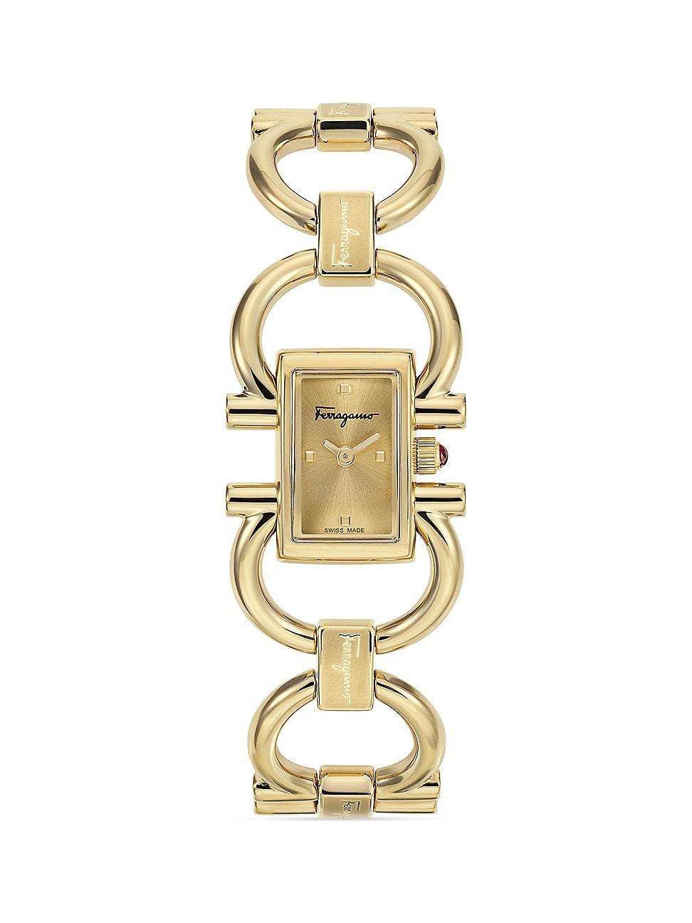 FERRAGAMO Double Gancio Mini Bracelet Watch, 13.5mm x 20.5mm Product Image