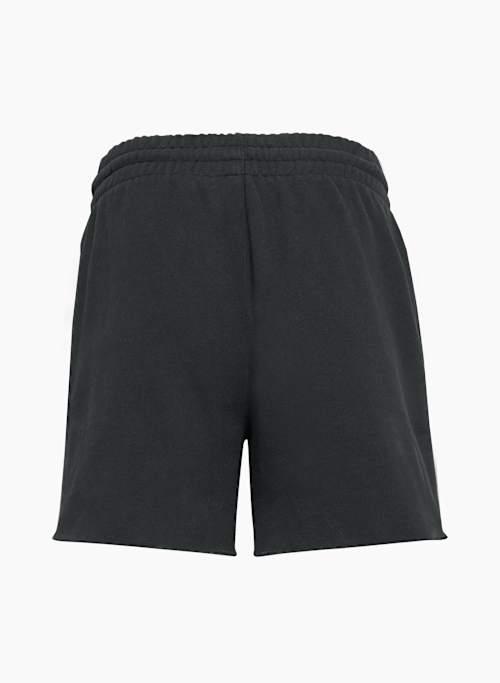 cozy fleece boyfriend hi-rise mid-thigh short Product Image