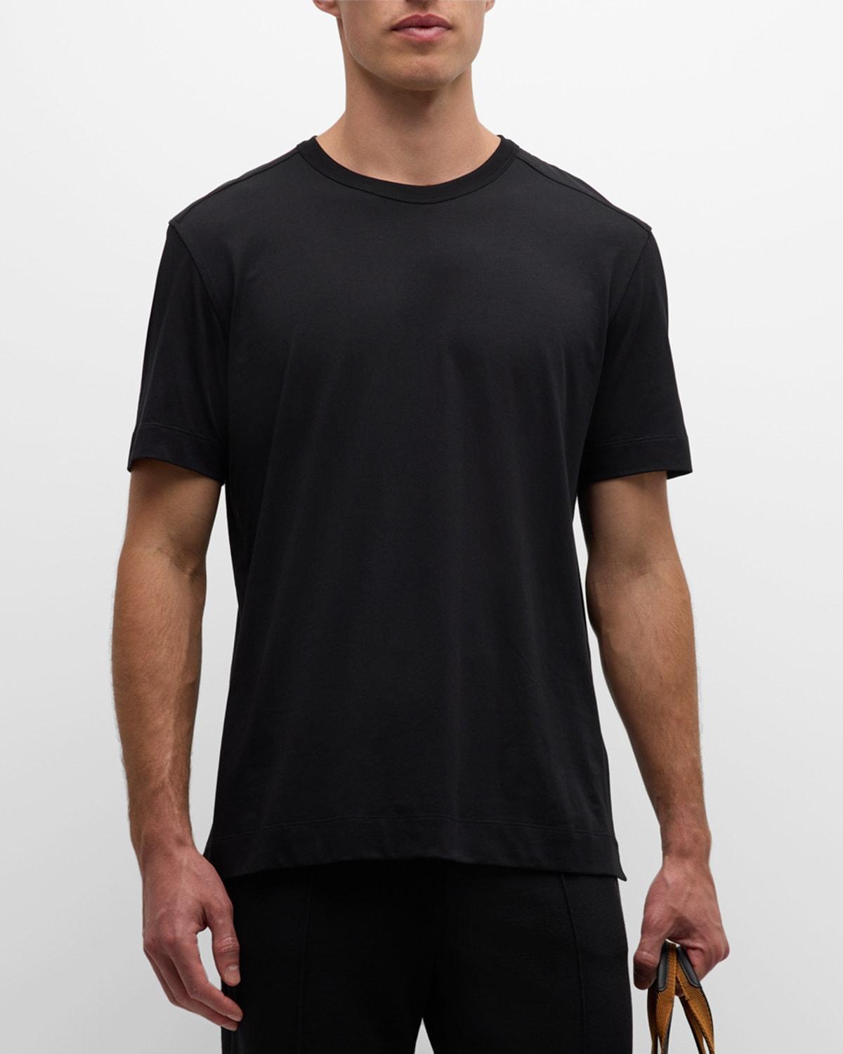 Men's Pure Cotton Crewneck T-Shirt Product Image