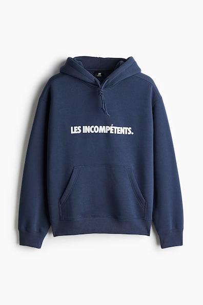 Loose Fit Printed Hoodie Product Image