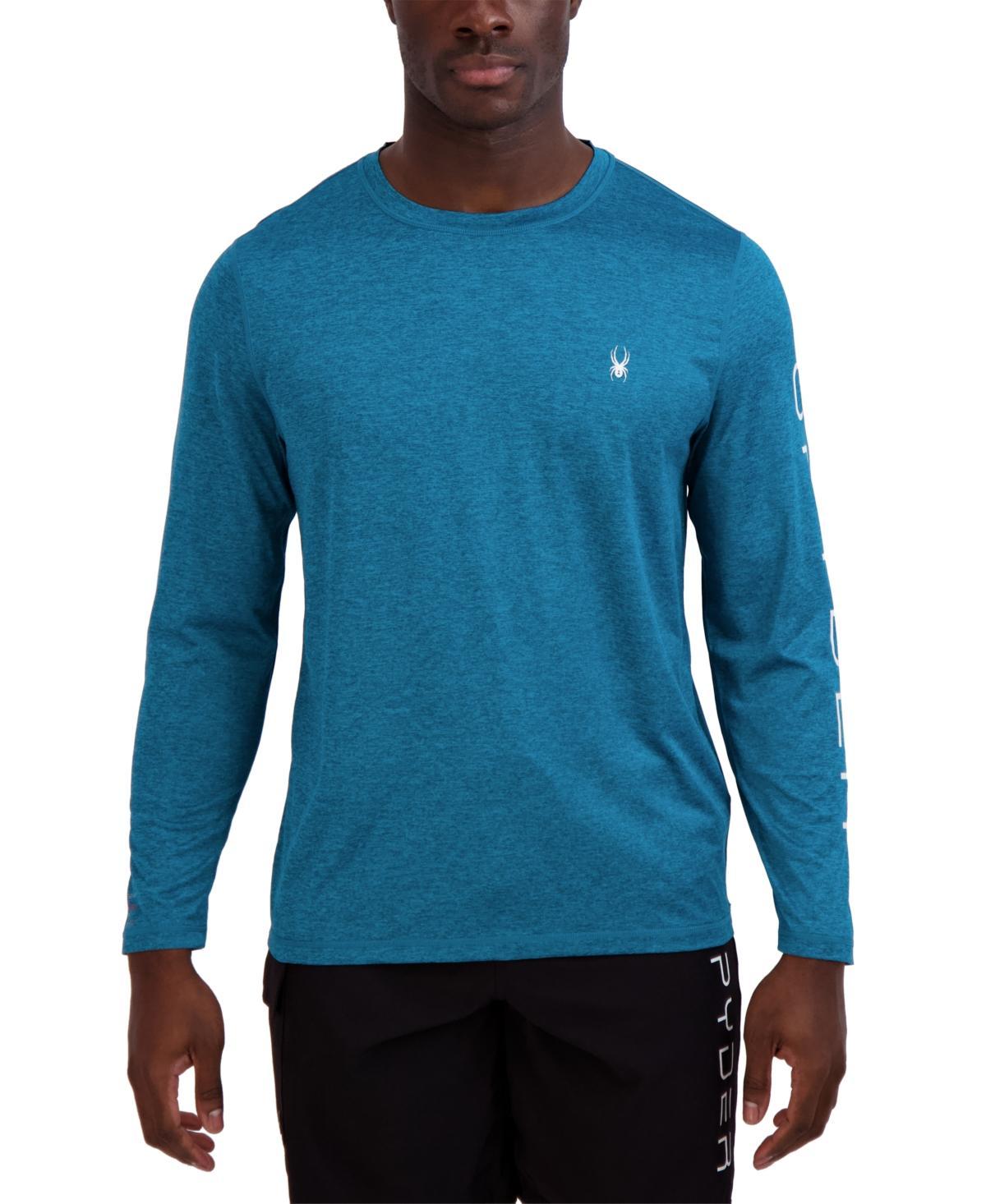 Spyder Mens Long-Sleeve Raglan Logo Swim T-Shirt Product Image